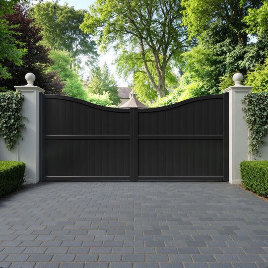 Manor Aluminium Low Middle Driveway Gate