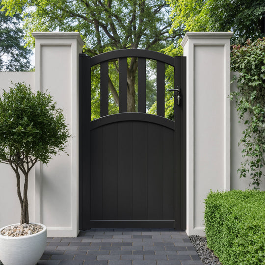 Bramble Aluminium High Middle Pedestrian Gate