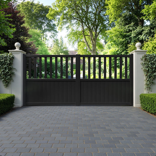 Orchard Aluminium Straight Top Driveway Gate