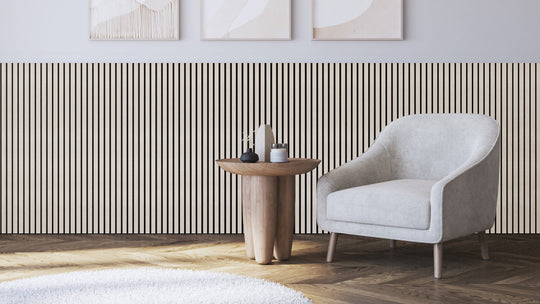 InsuSlat™ Wall Panel - Oxford Stone - H120cm x W60cm (Pack of 2) = H120cm x W120cm