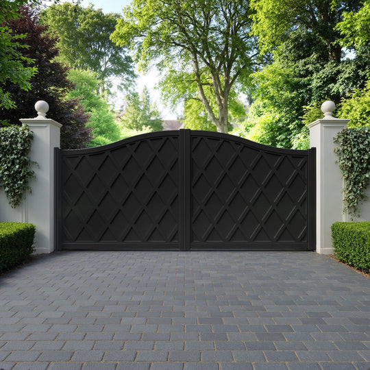 Ashfield Aluminium High Middle Driveway Gate