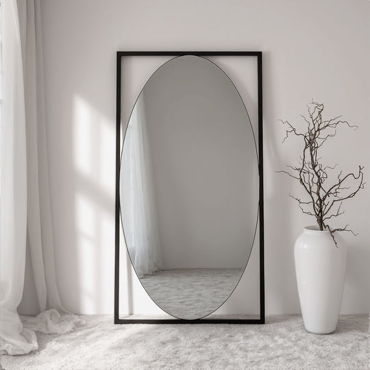 Elwood Framed Rectangular Full-Length Leaner Mirror