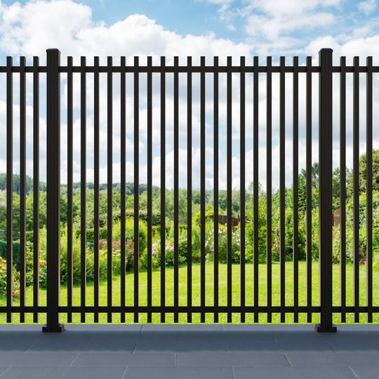 Shelton Aluminium Fence Panel - with our aluminium posts