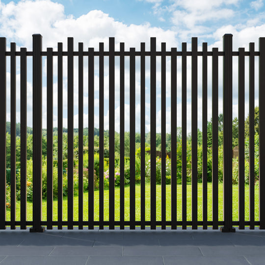 Pico Aluminium Fence Panel - with our aluminium posts