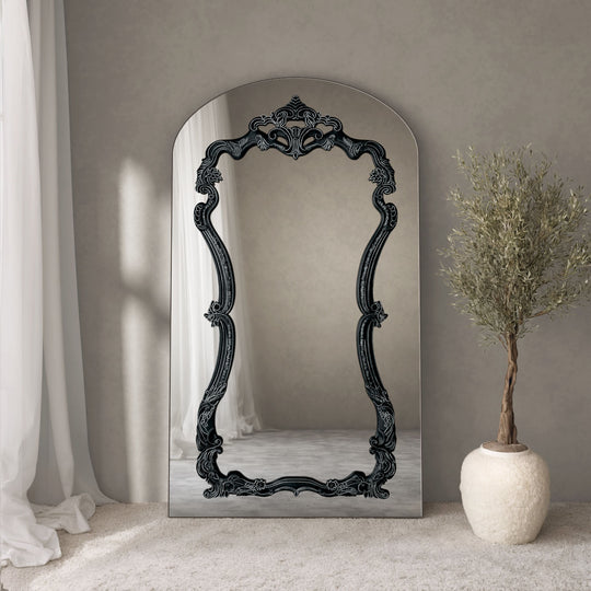 Artisan Frame Within Arched Full-Length Leaner Mirror