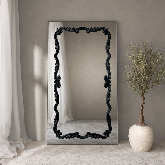 Atelier Frame Within Rectangular Full-Length Leaner Mirror