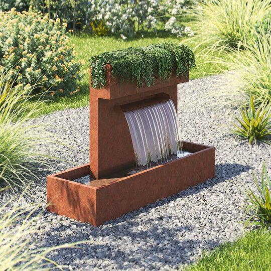 Tetbury Corten Steel Water Feature