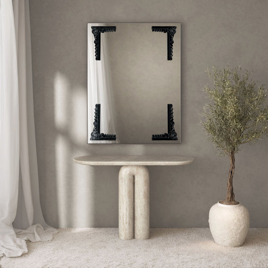 Lucente Frame Within Rectangular Wall Mirror