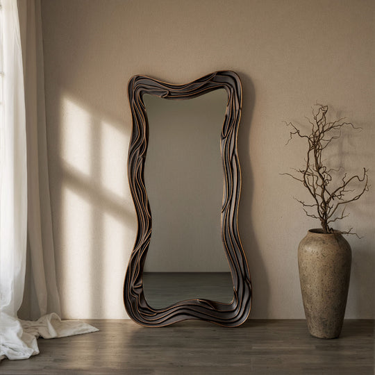 Tramonto Framed Rectangular Full-Length Leaner Mirror