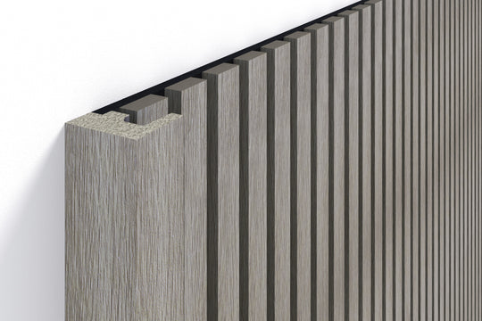 300cm InsuSlat™ - Pair of Side Trim Battens - Aged Oak