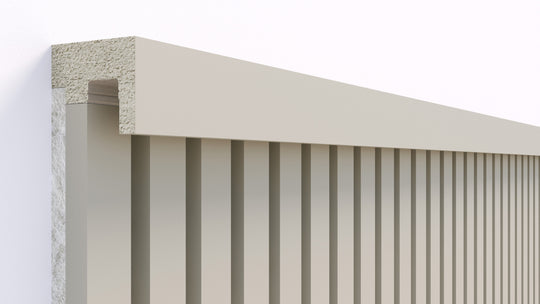 300cm InsuSlat™ - Top Trim Batten - Bone