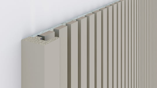 300cm InsuSlat™ - Pair of Side Trim Battens - Bone