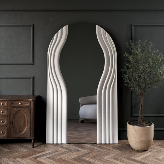 Encore Partial Frame Arched Full-Length Leaner Mirror