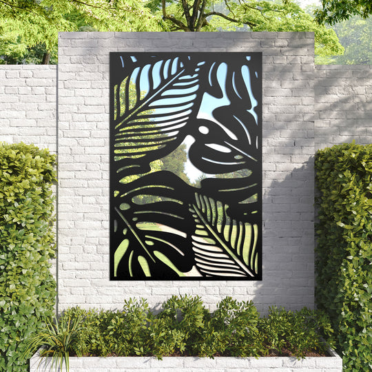 Fauna outdoor decorative mirrored panel