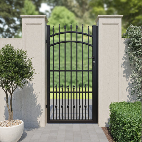 Ascot Aluminium High Middle Pedestrian Gate