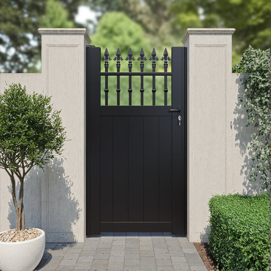 Bexley Aluminium Straight Top Pedestrian Gate