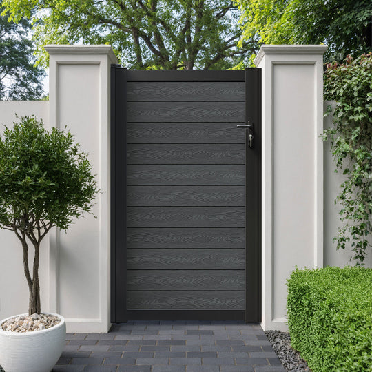 Classic Pedestrian Gate - Dark Grey