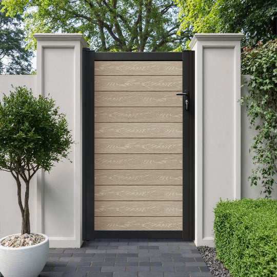 Classic Pedestrian Gate - Light Oak