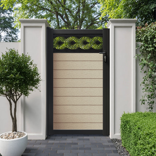 Fusion Laurel Pedestrian Gate - Light Oak