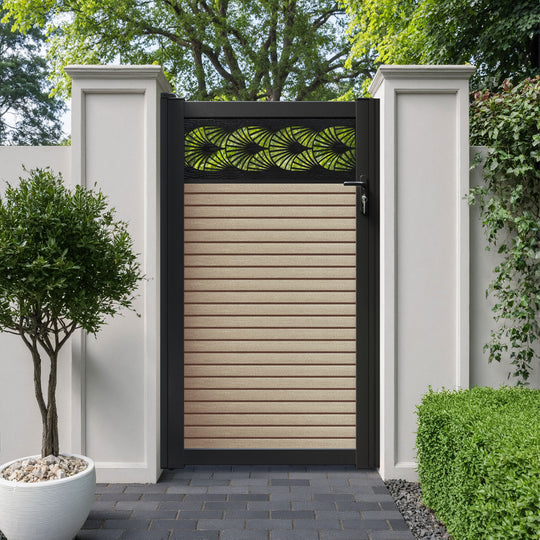 Hudson Laurel Pedestrian Gate - Light Oak