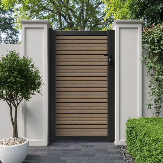 Hudson Pedestrian Gate - Teak