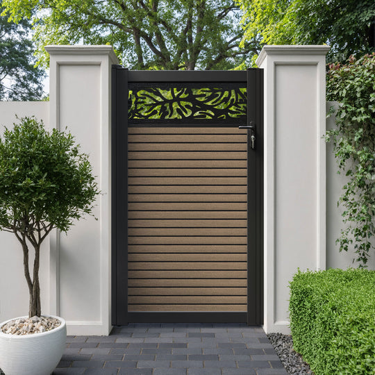 Hudson Botanic Pedestrian Gate - Teak