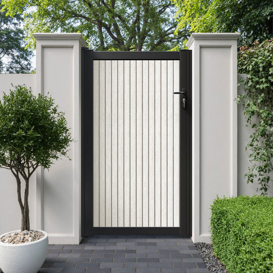 Virtis Pedestrian Gate - Light Stone