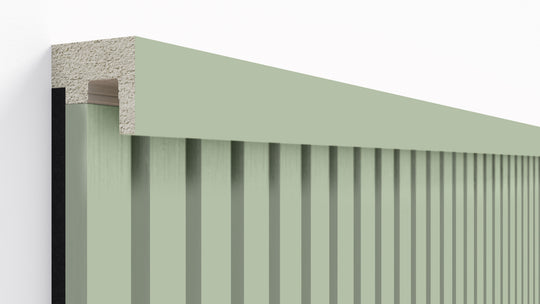 300cm InsuSlat™ - Top Trim Batten - Light Olive