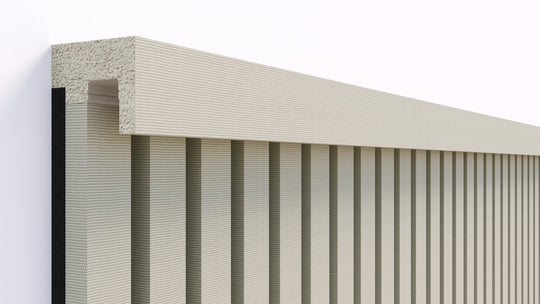 300cm InsuSlat™ - Top Trim Batten - Limestone