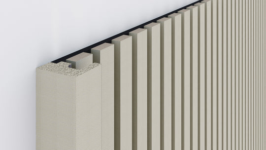 300cm InsuSlat™ - Pair of Side Trim Battens - Limestone