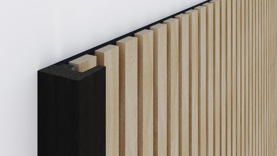 300cm InsuSlat™ - Pair of Side Trim Battens - Black
