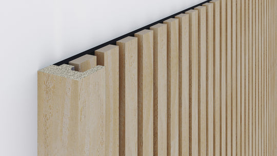 300cm InsuSlat™ - Pair of Side Trim Battens - Natural Oak