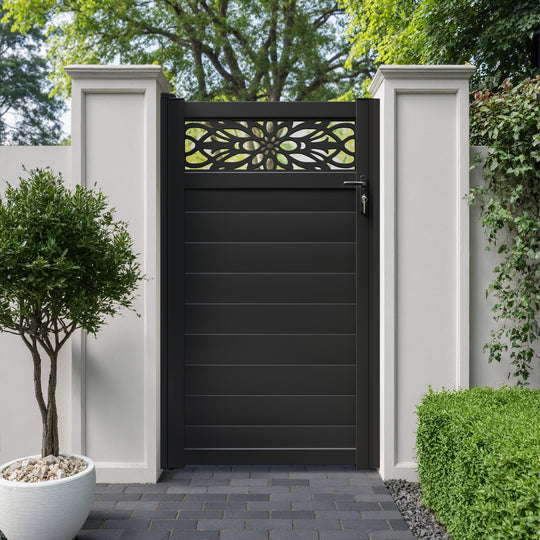 Windsor Aluminium Straight Top Pedestrian Gate
