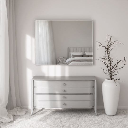 Frameless Rectangular Wall Mirror