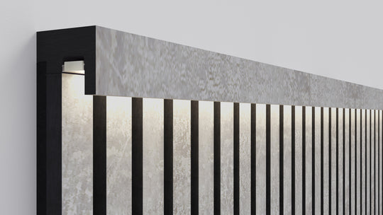 300cm InsuSlat™ - Top Trim Batten - Antique Stone