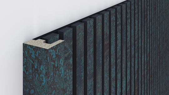 300cm InsuSlat™ - Pair of Side Trim Battens - Antique Tiffany