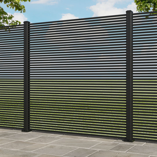 Toledo Aluminium Fence Panel - with our aluminium posts