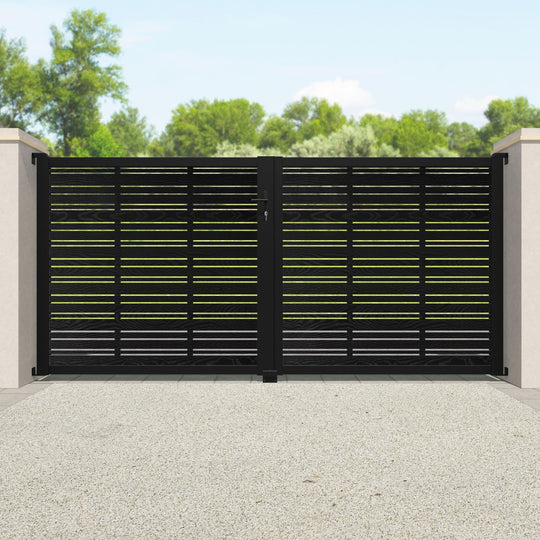 Linea Straight Top Driveway Gate