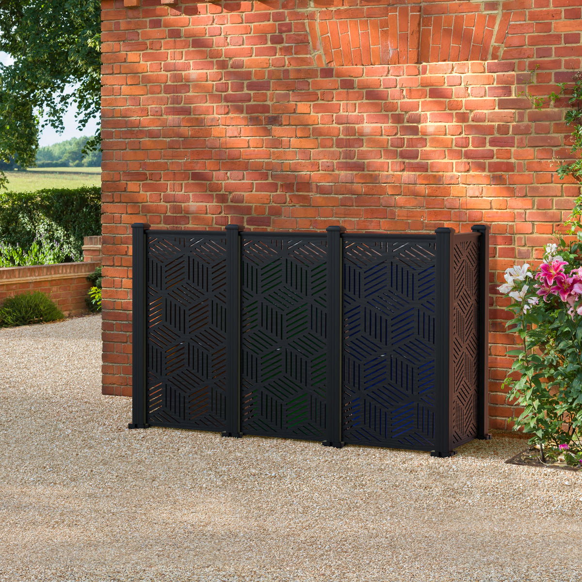 Cubed 3 Bin Screen Charles & Ivy