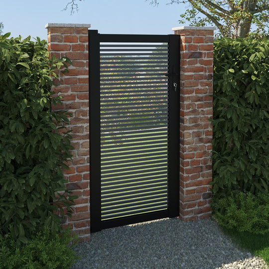 Toledo Aluminium Pedestrian Gate - Grey