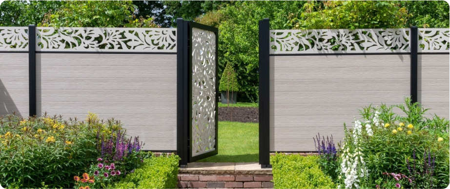 Composite and aluminium framed gates (Bespoke, Made In The UK)