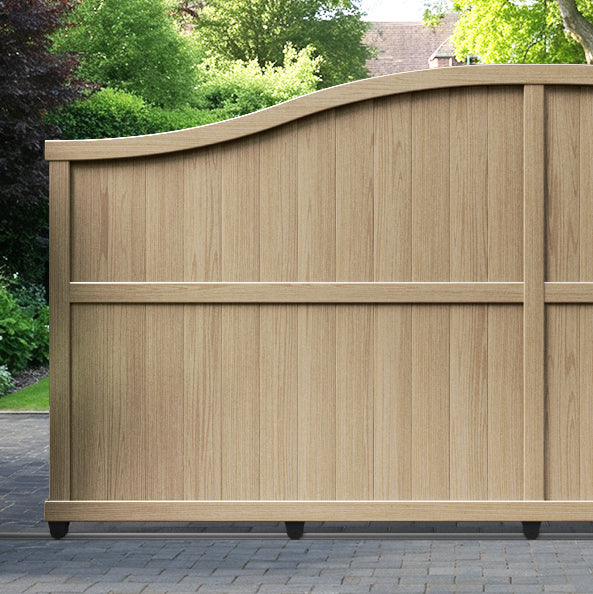 Manor Aluminium Sliding High Middle Driveway Gate