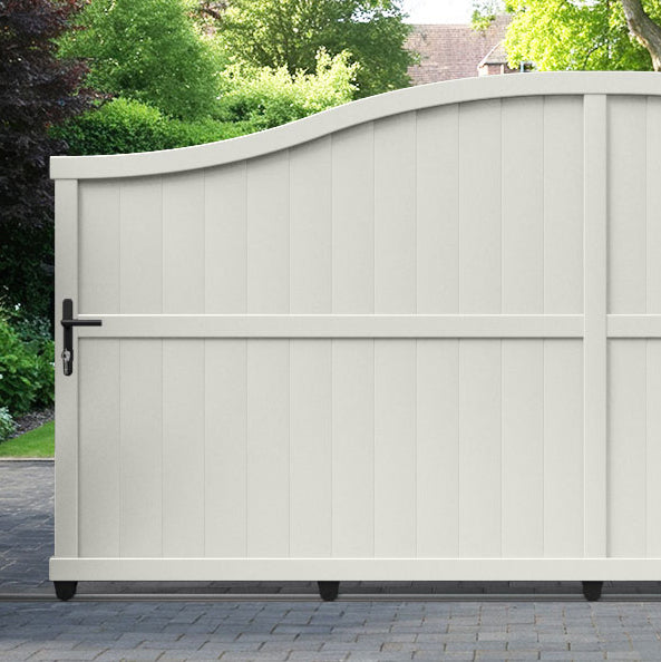 Manor Aluminium Sliding High Middle Driveway Gate