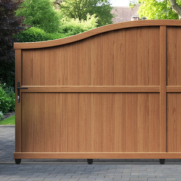 Manor Aluminium Sliding High Middle Driveway Gate