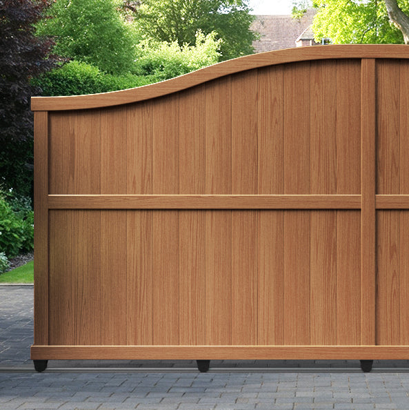 Manor Aluminium Sliding High Middle Driveway Gate