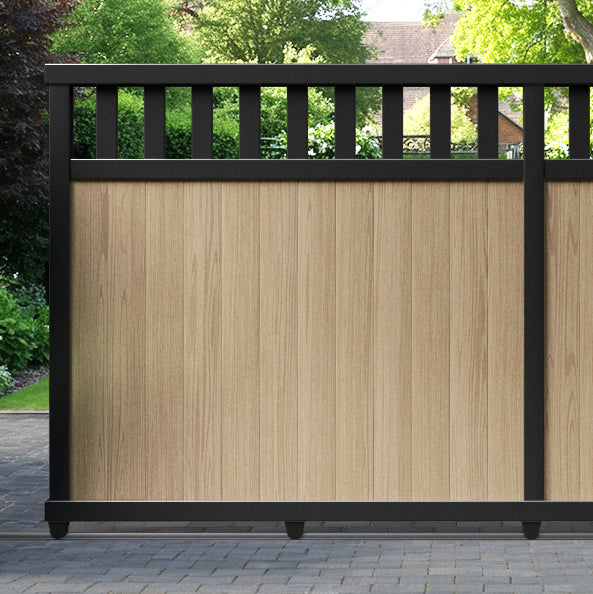 Chatsworth Aluminium Sliding Straight Top Driveway Gate