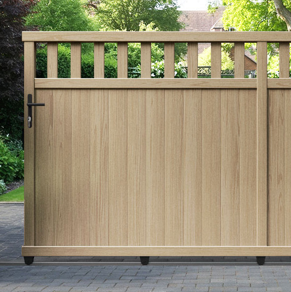 Chatsworth Aluminium Sliding Straight Top Driveway Gate