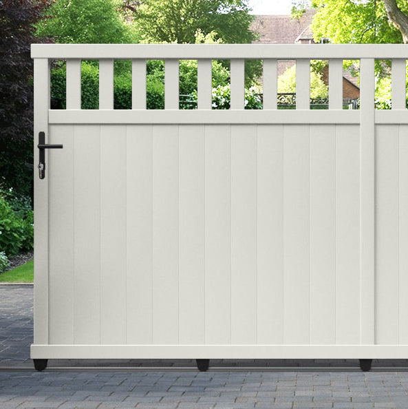 Chatsworth Aluminium Sliding Straight Top Driveway Gate