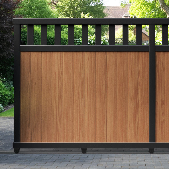 Chatsworth Aluminium Sliding Straight Top Driveway Gate