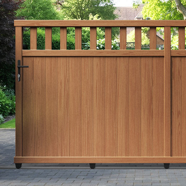 Chatsworth Aluminium Sliding Straight Top Driveway Gate